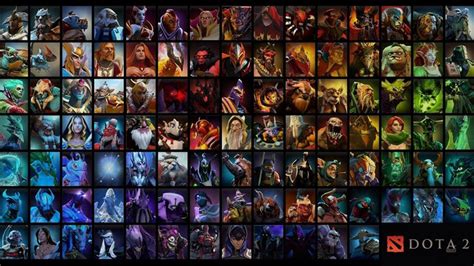 how many characters are in dota 2